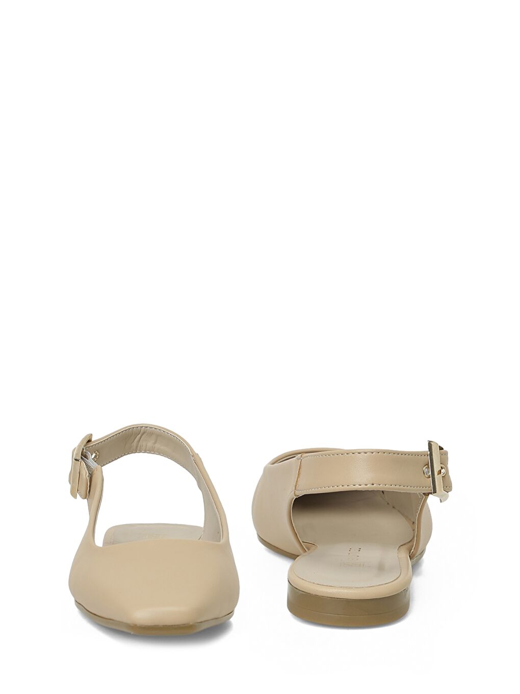 Bej 26S-015 6FX Kahverengi Kadın Babet-4