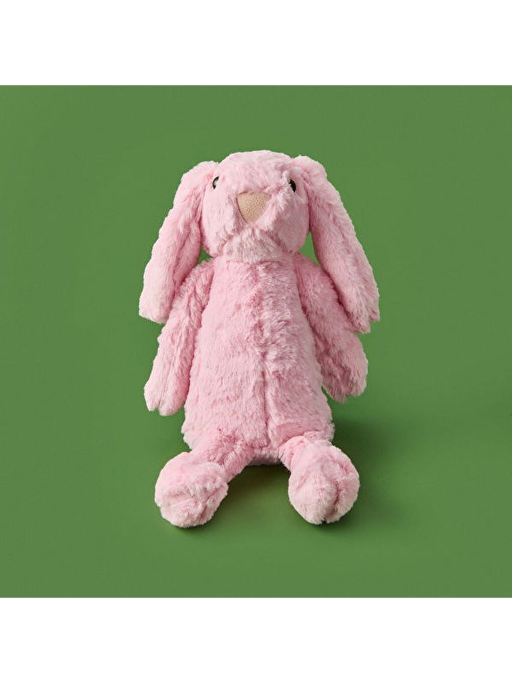 Soft Rabbit Figürlü Yastık - Pembe - 16x35 cm-1