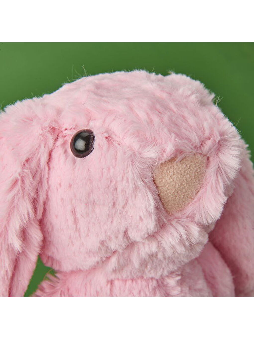 Soft Rabbit Figürlü Yastık - Pembe - 16x35 cm-3