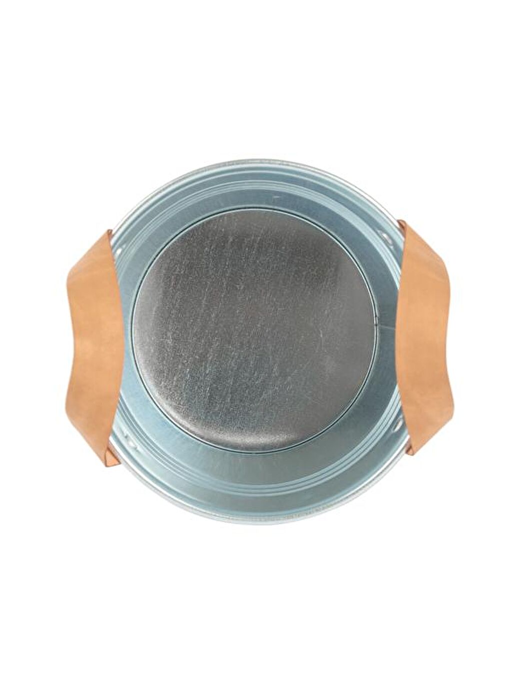 Galvaniz Saksı - Gri - 16x14 cm-3