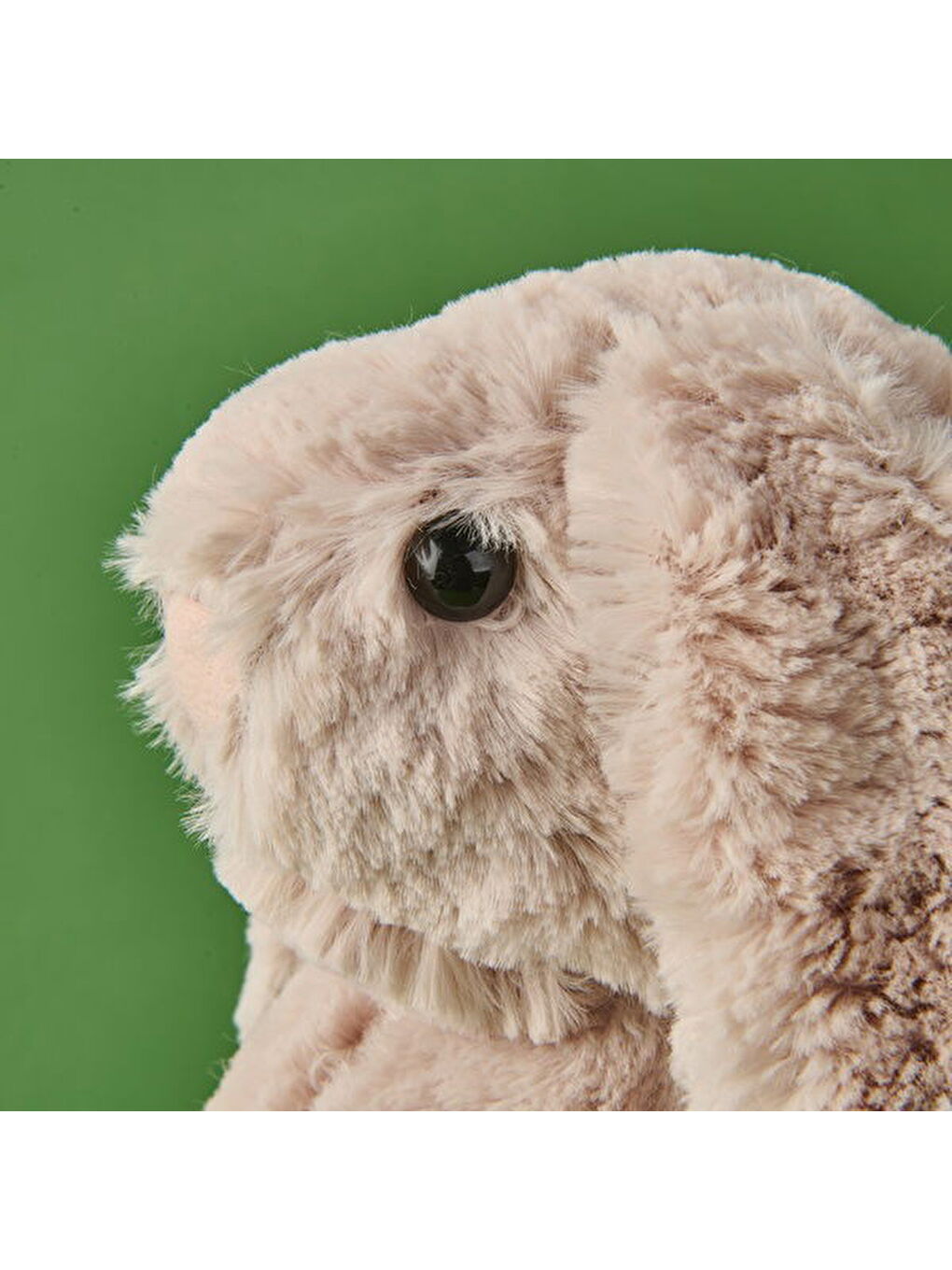 Soft Rabbit Figürlü Yastık - Bej - 16x35 cm-1