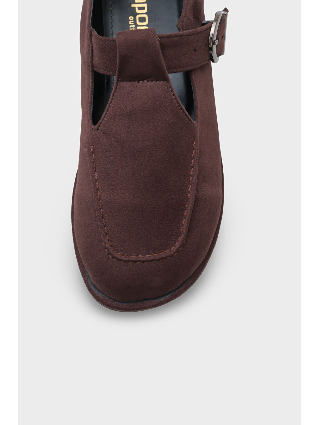 Kahverengi Bryna Bantlı Tokalı Loafer-2