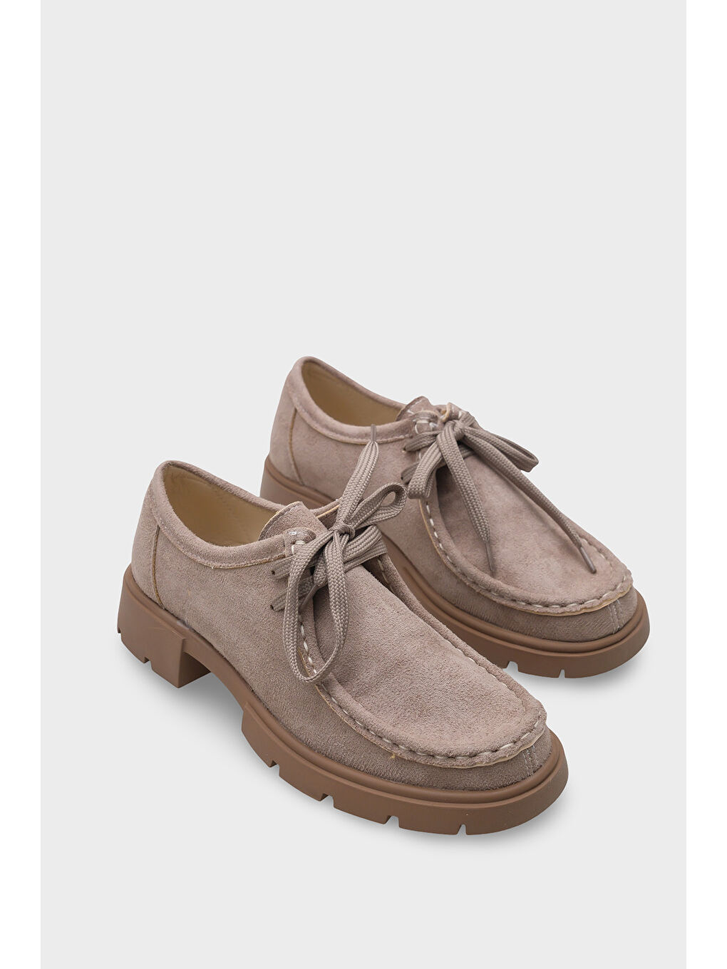 Bej Kristina Kadın Loafer-1