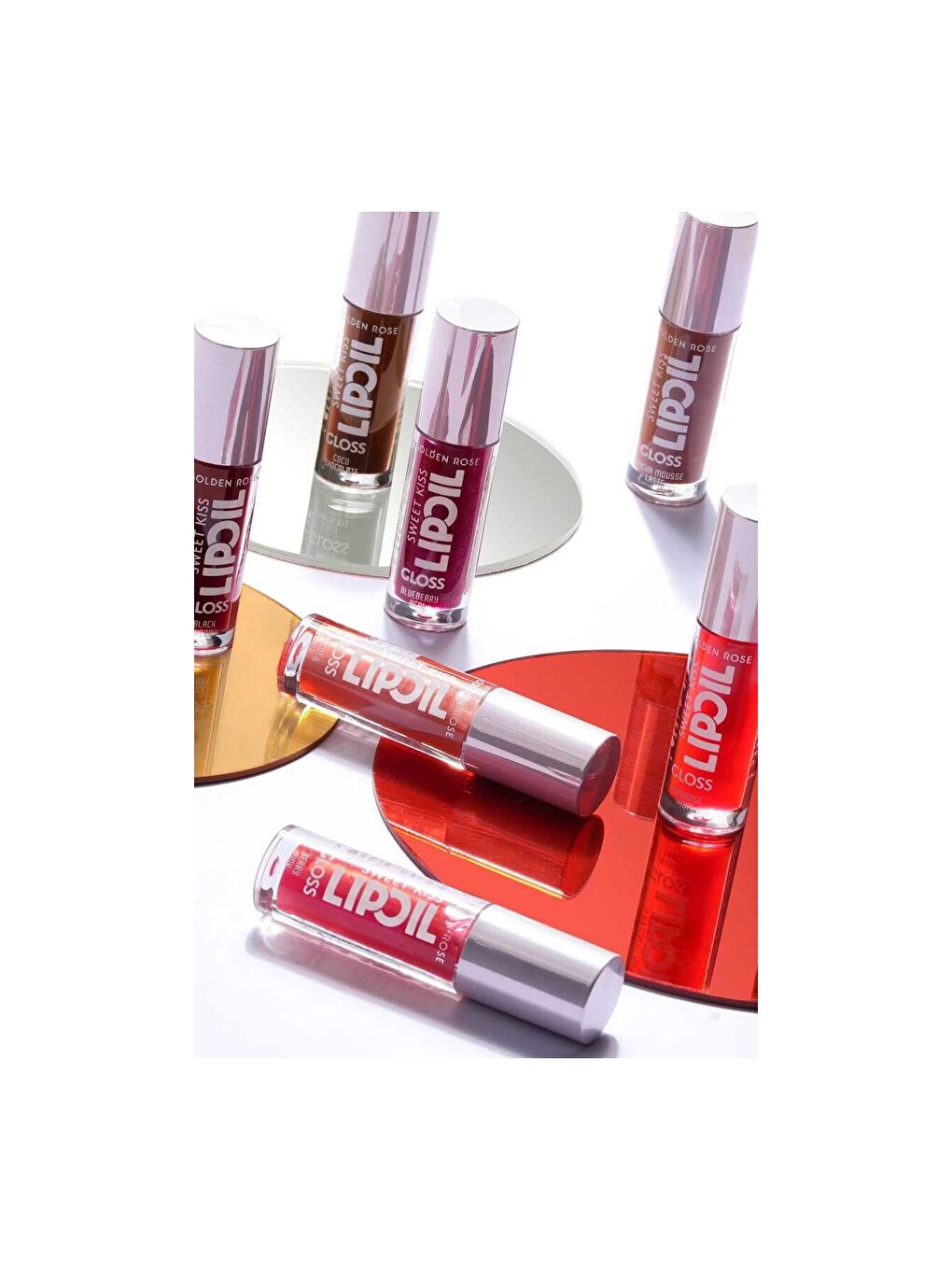 Sweet Kiss Dudak Parlatıcı Yağ No: 04 & Smart Cheek Likit Allık No: 104 + Mini Ruj Makyaj Seti-3