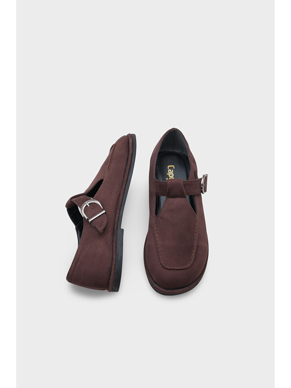 Kahverengi Bryna Bantlı Tokalı Loafer-4