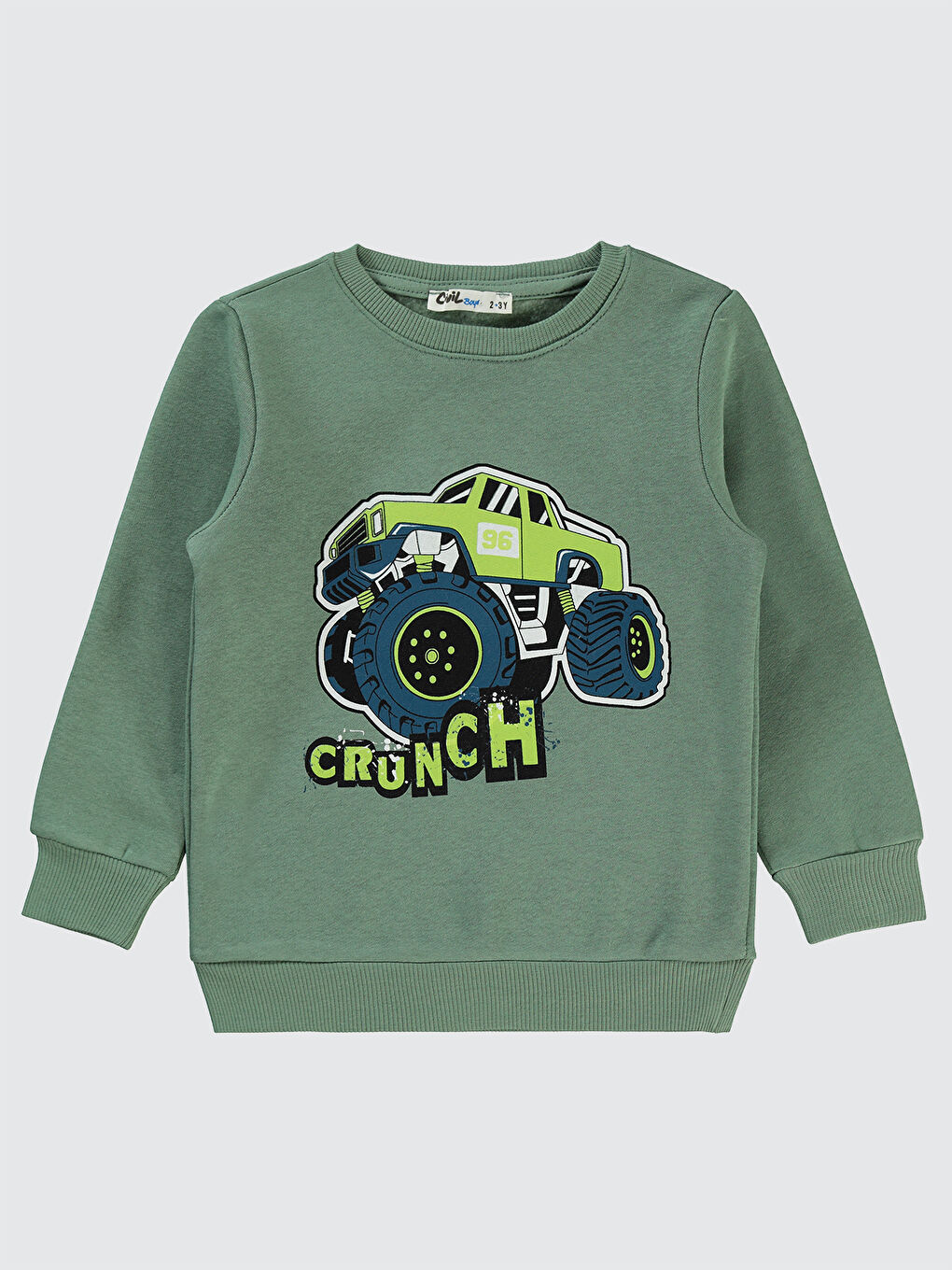 Civil Haki Boys Erkek Çocuk Sweatshirt 2-5 Yaş Haki