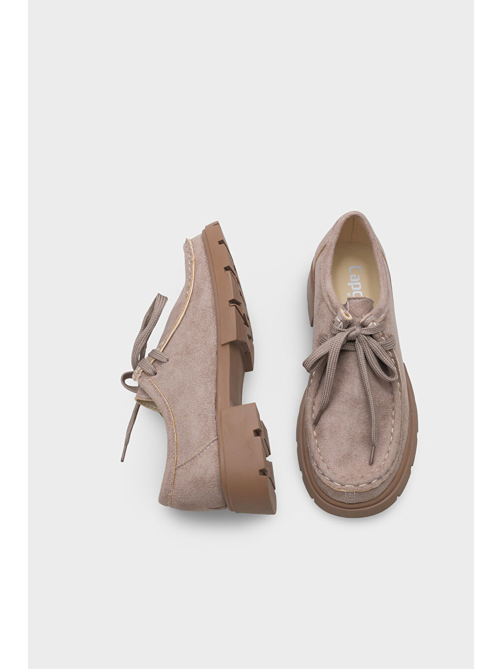 Bej Kristina Kadın Loafer-4