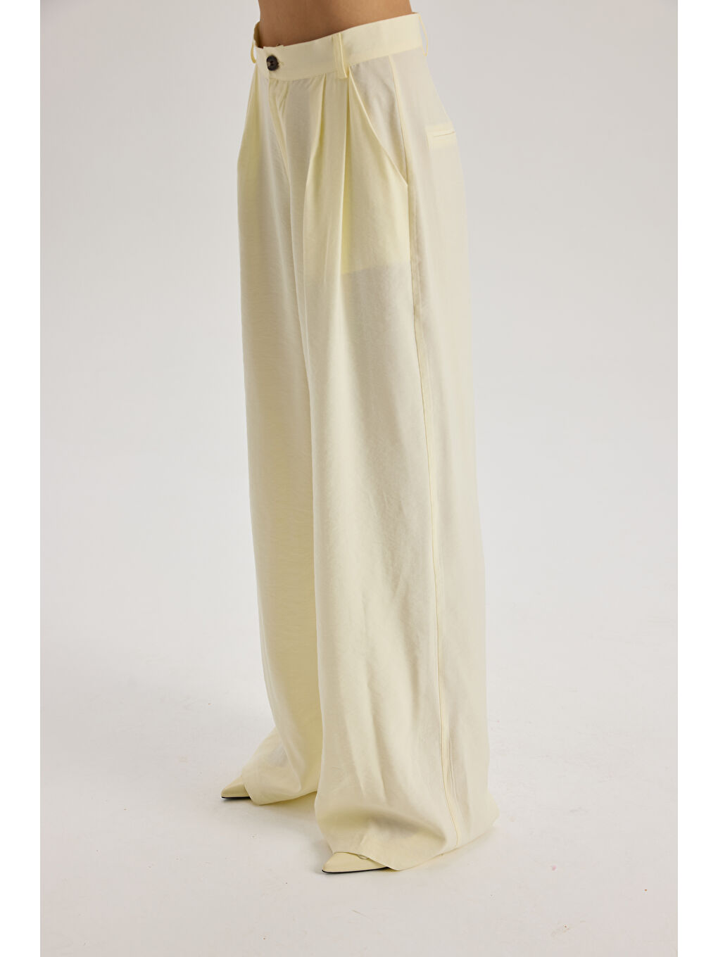 Breeze Bağlamalı Sarı Ceket Pantolon Takım-3