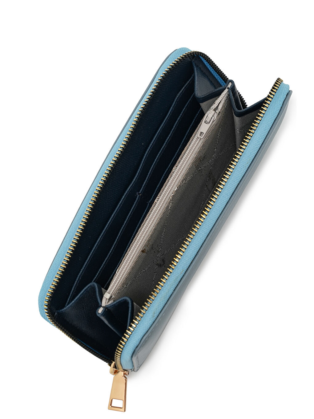 Mavi Fermuar Detaylı Cüzdan CZ101-1-3