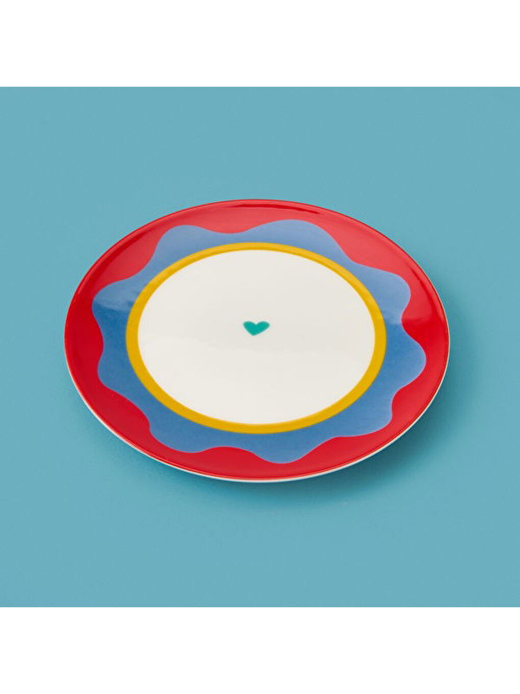 Kitchen Granny Tatlı Tabağı - Kırmızı / Yeşil - 19 cm