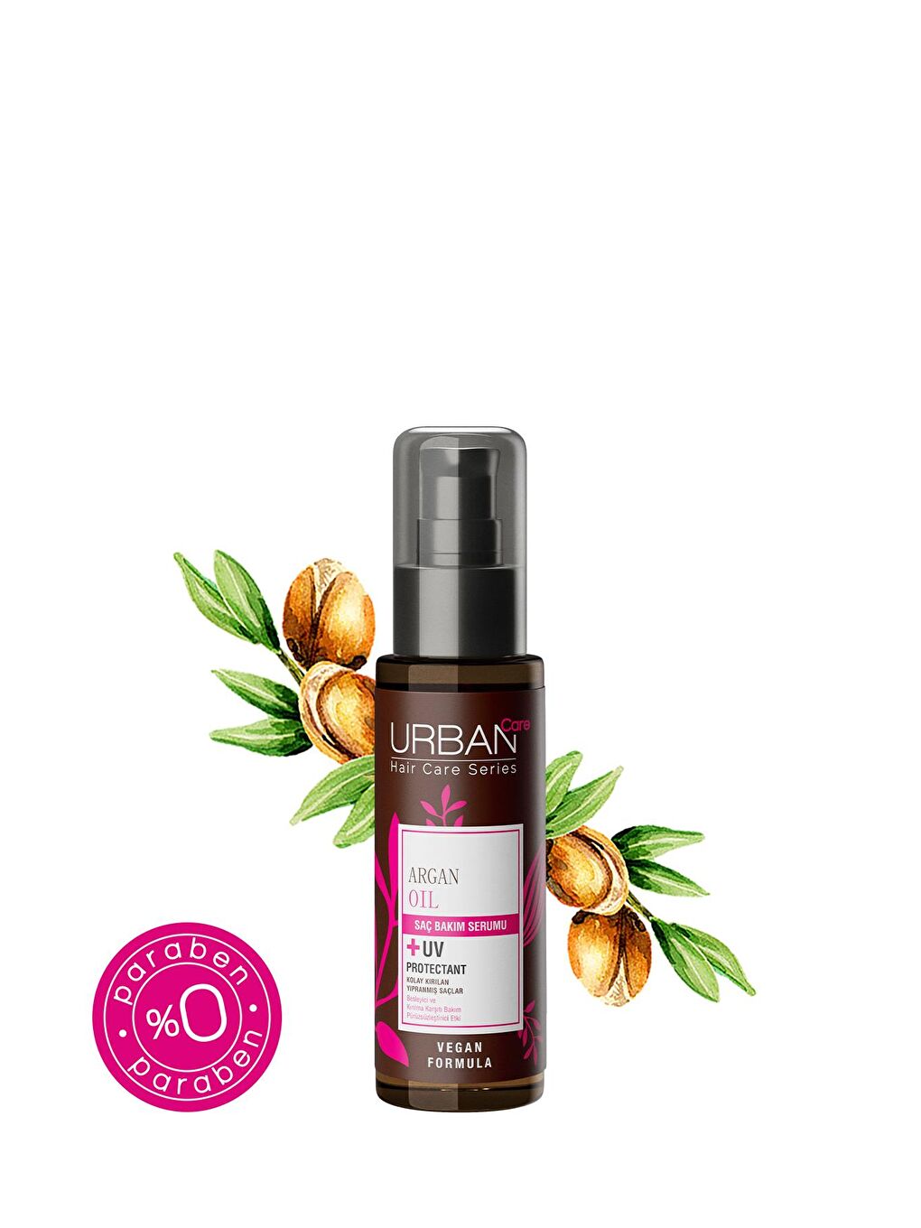 Urban Care Argan Yağı Kolay Kırılan Yıpranmış Saçlara Özel Saç Bakım Serumu-Vegan-75 ml - 2