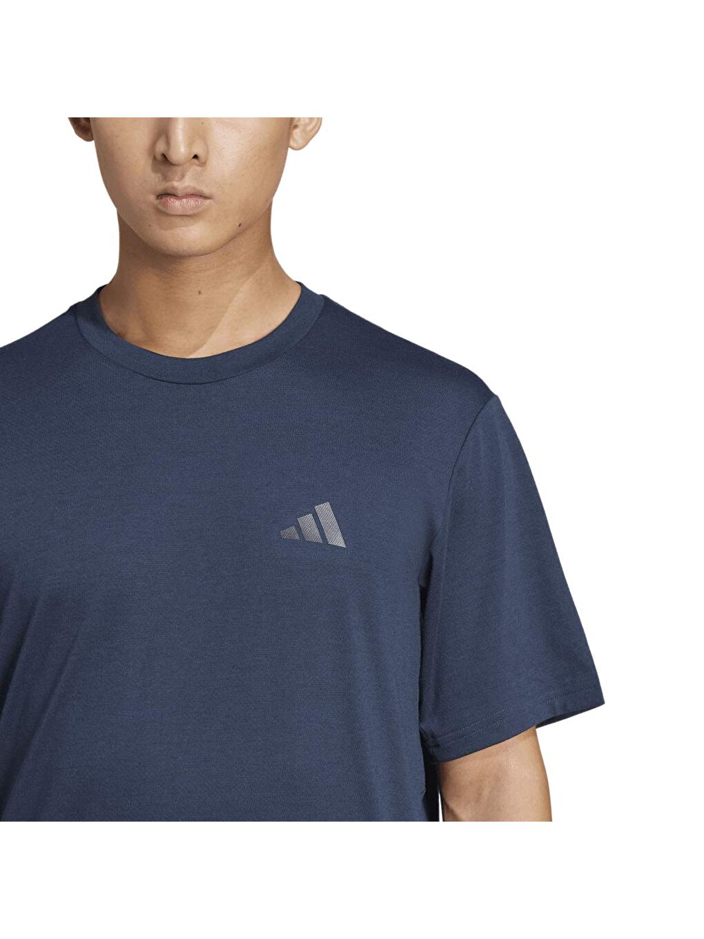 Training Essentials Comf Erkek Lacivert Yuvarlak Yaka Spor Tişört-2