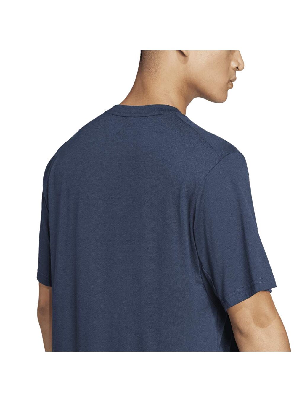 Training Essentials Comf Erkek Lacivert Yuvarlak Yaka Spor Tişört-3