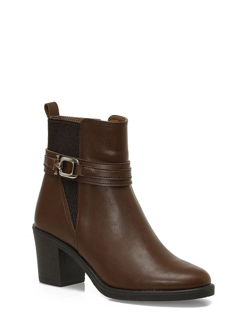 Kahverengi 326062.Z 5PR Taba Kadın Topuklu Bot-1