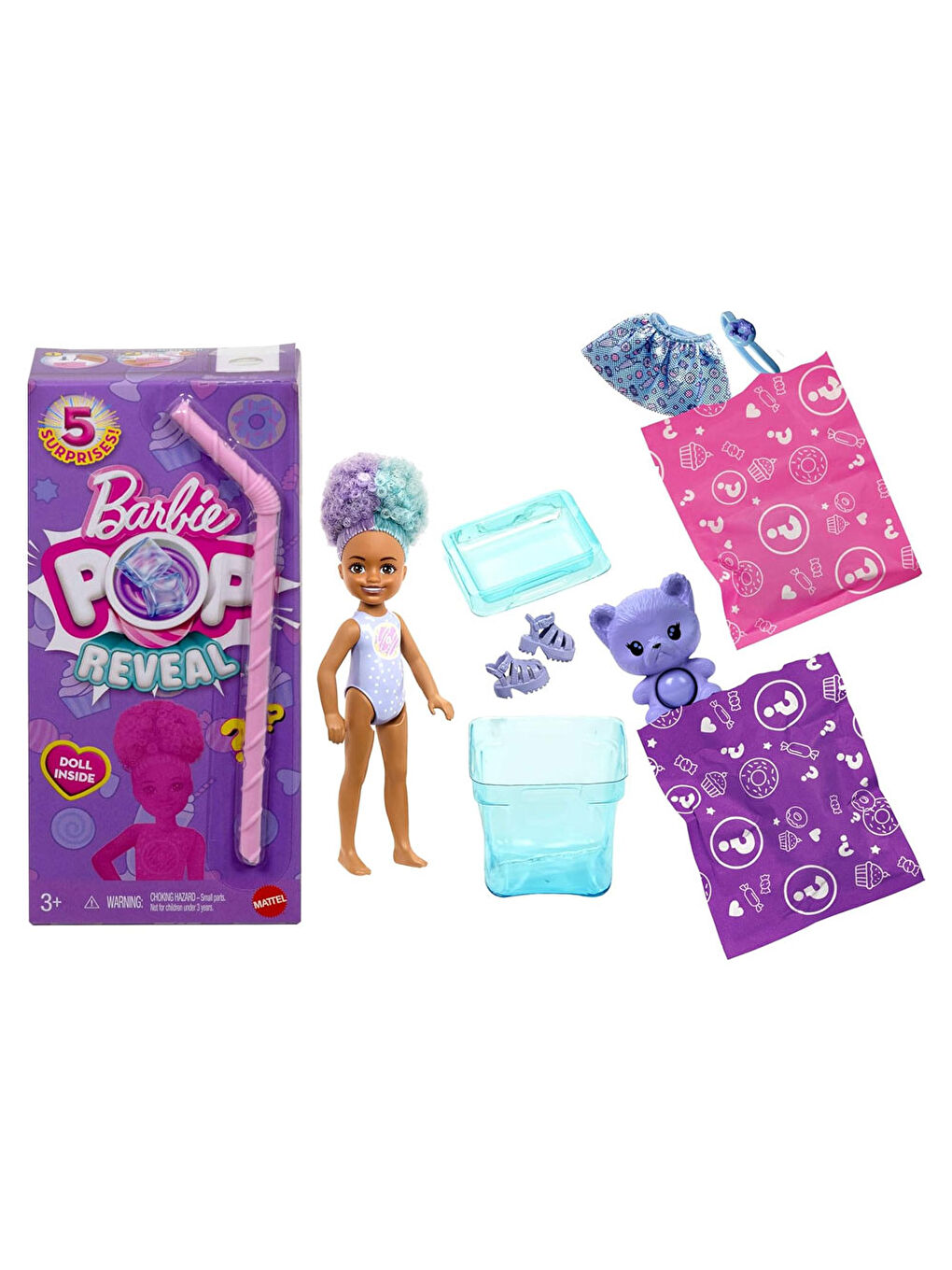 Barbie Pop Reveal Chelsea Atıştırmalık Serisi JFY01-JFY63