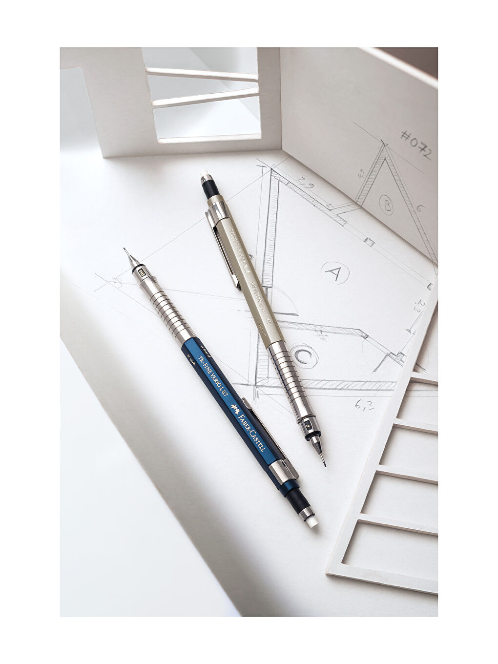 TK Fine Vario Lüx Versatil Kalem, 0.5 mm, Champagne Gold, Ayarlanabilir Uç, Ergonomik Tasarım-4