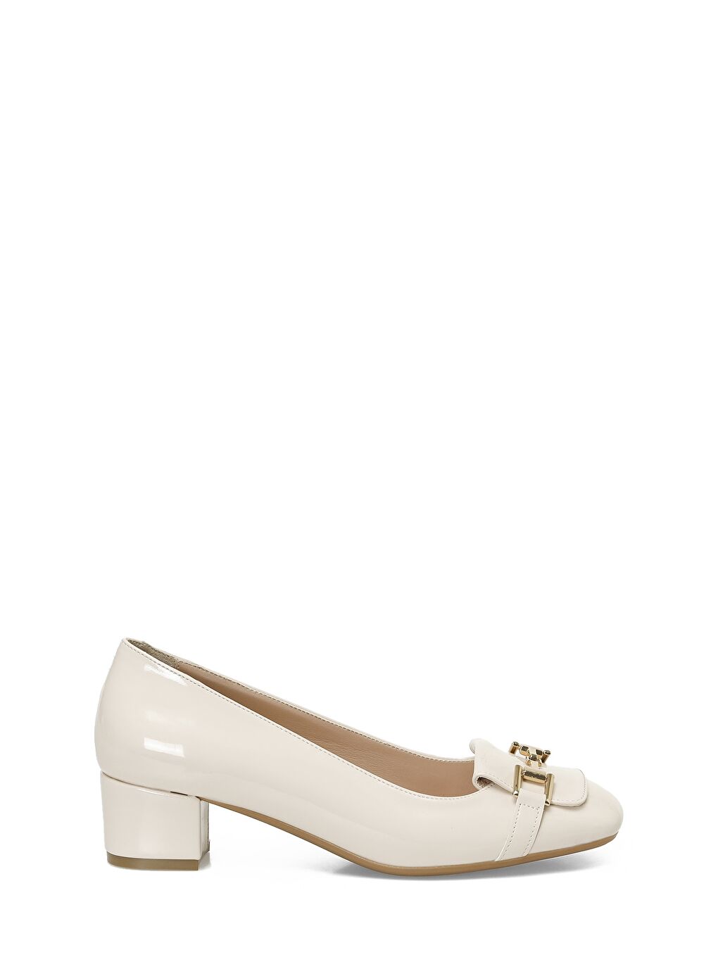 Bej 325040.Z 5FX Krem Kadın Topuklu Ayakkabı