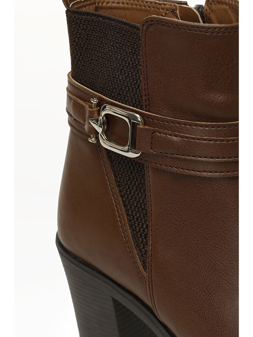 Kahverengi 326062.Z 5PR Taba Kadın Topuklu Bot-6