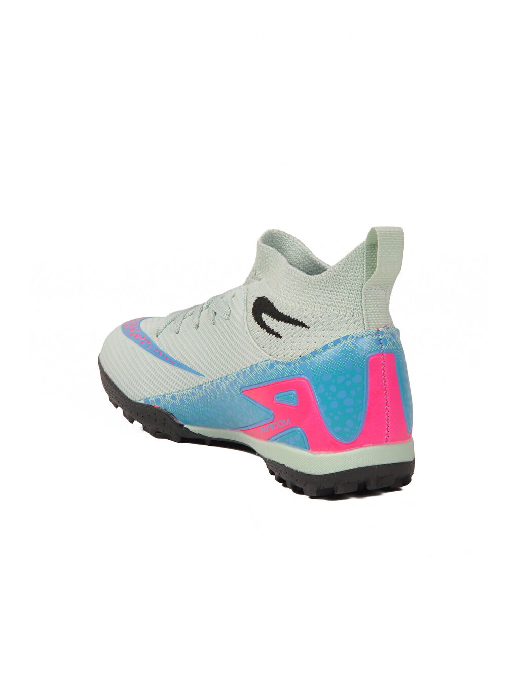 Turkuaz Su Yeşili Bilekten Çoraplı Çocuk Halı Saha Ayakkabısı 610 Süperfly F-P-3