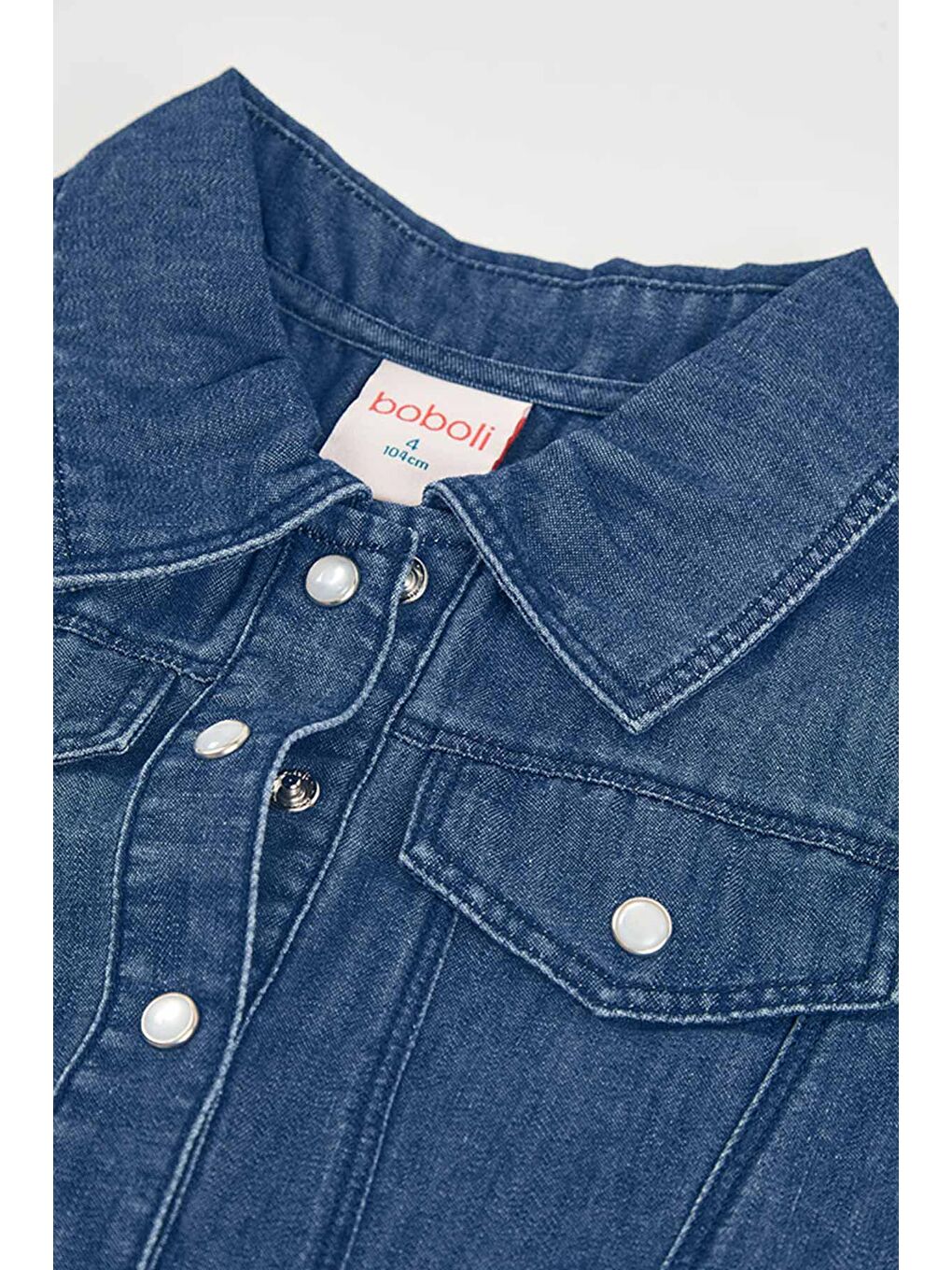 Karışık Çiçek Nakışlı Elbise 2-6 Yaş Çok Renkli-4