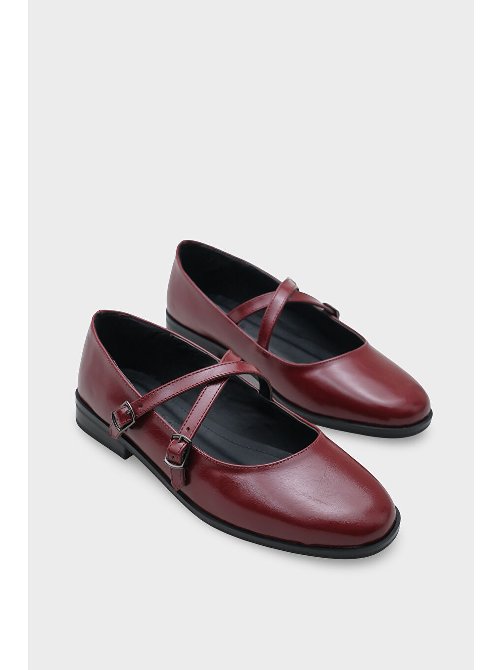 Bordo Lydie Kadın Babet-1