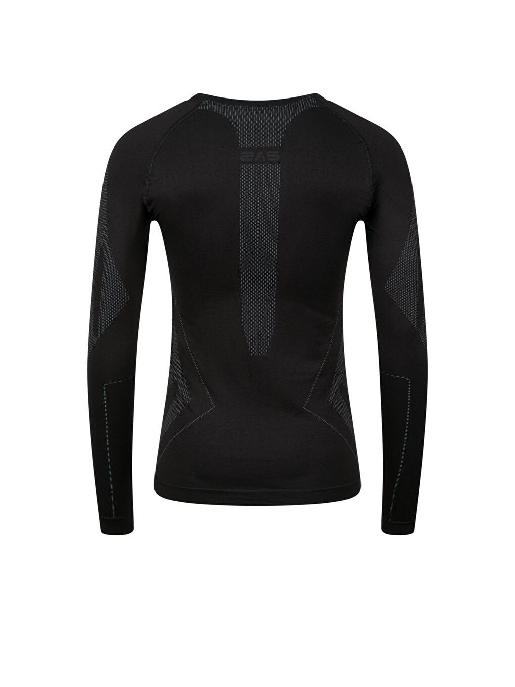 Erkek Heatwave Seamless Baselayer Üst İçilk Siyah/Gri-2