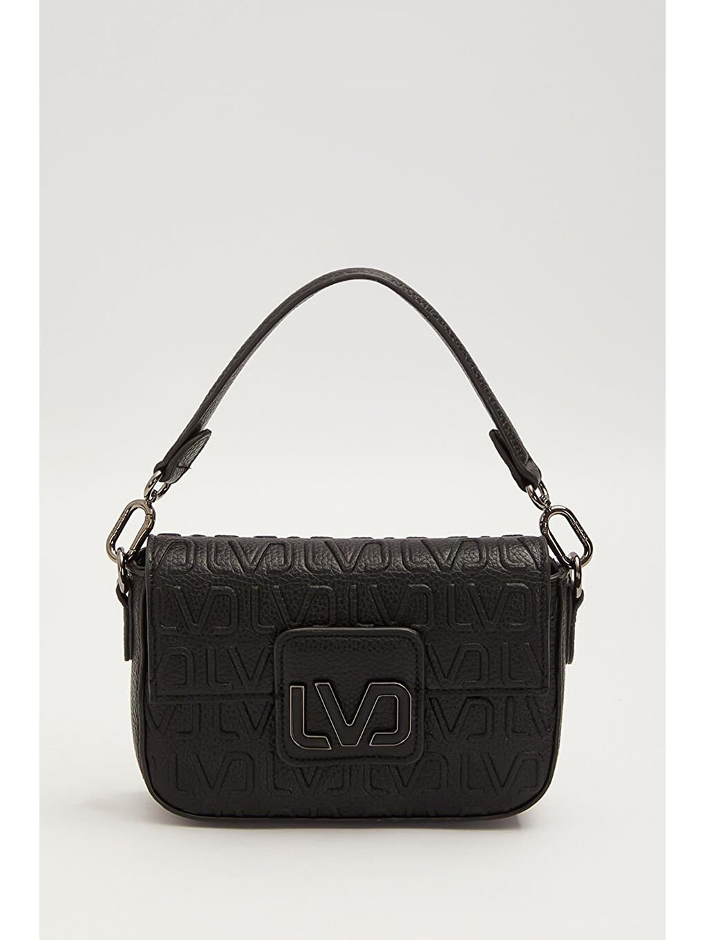 Desenli Deri Askılı Premium Çanta 930627 Siyah-1