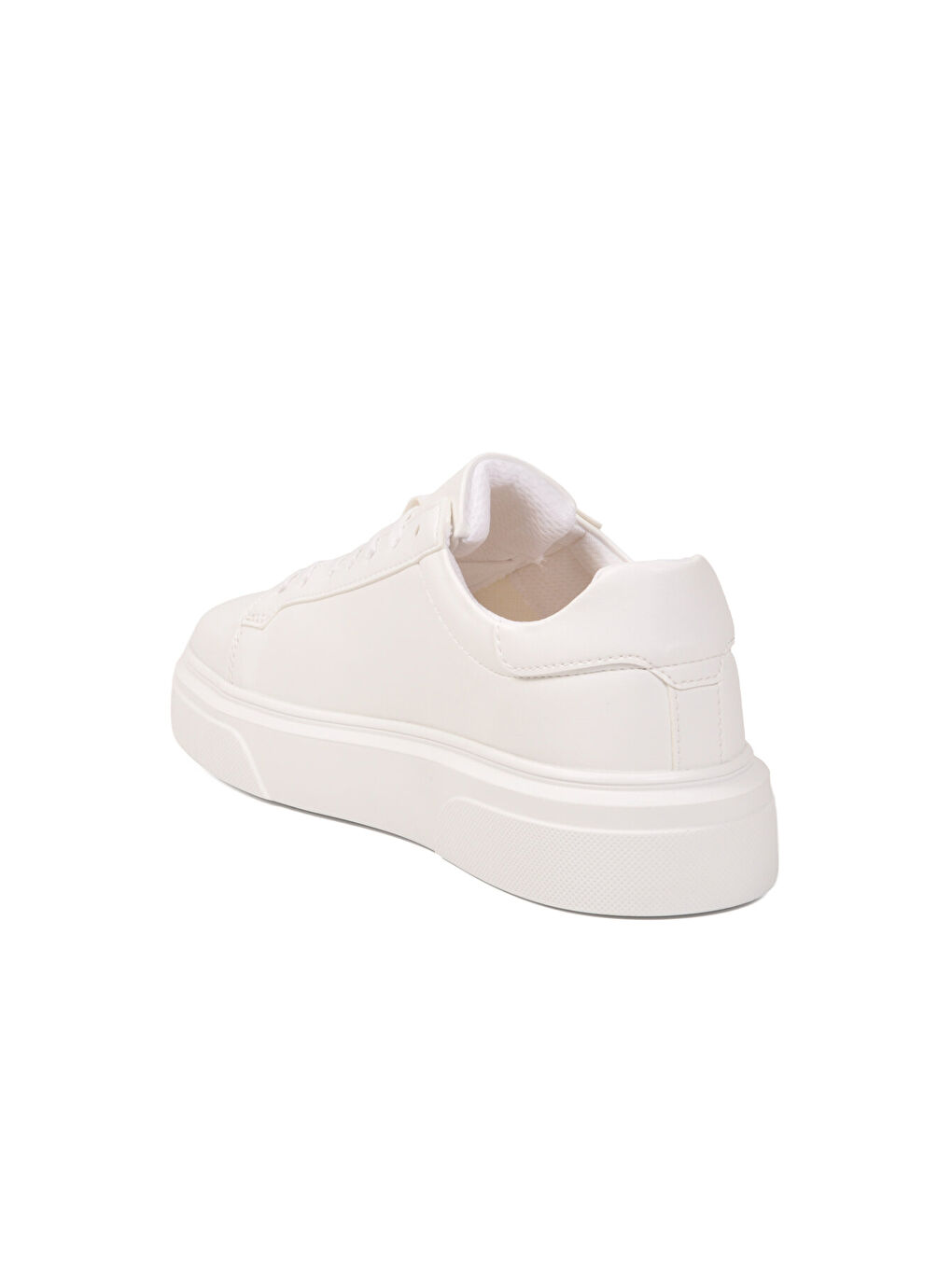 Beyaz Bağcıklı Hafif Esnek Erkek Casual Ayakkabı 554 M-3