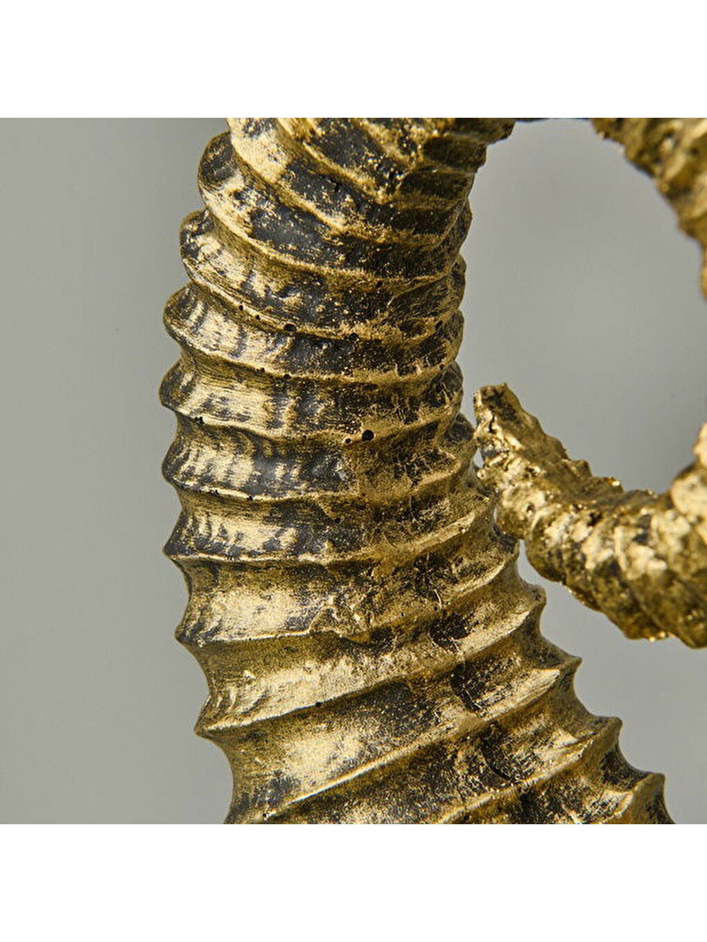 Sarı Deco Coquillage Dekor - Gold - 33 cm-3