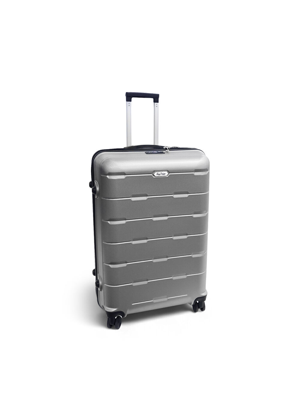 Gri Moods Up TSA Kilitli 28" ABS Gövdeli Valiz | Büyük Boy-Gümüş