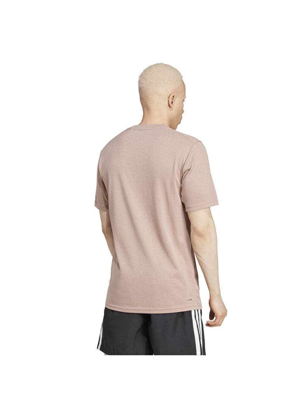 Traing Essentials Fr Nov Erkek Pembe Yuvarlak Yaka Spor Tişört-1