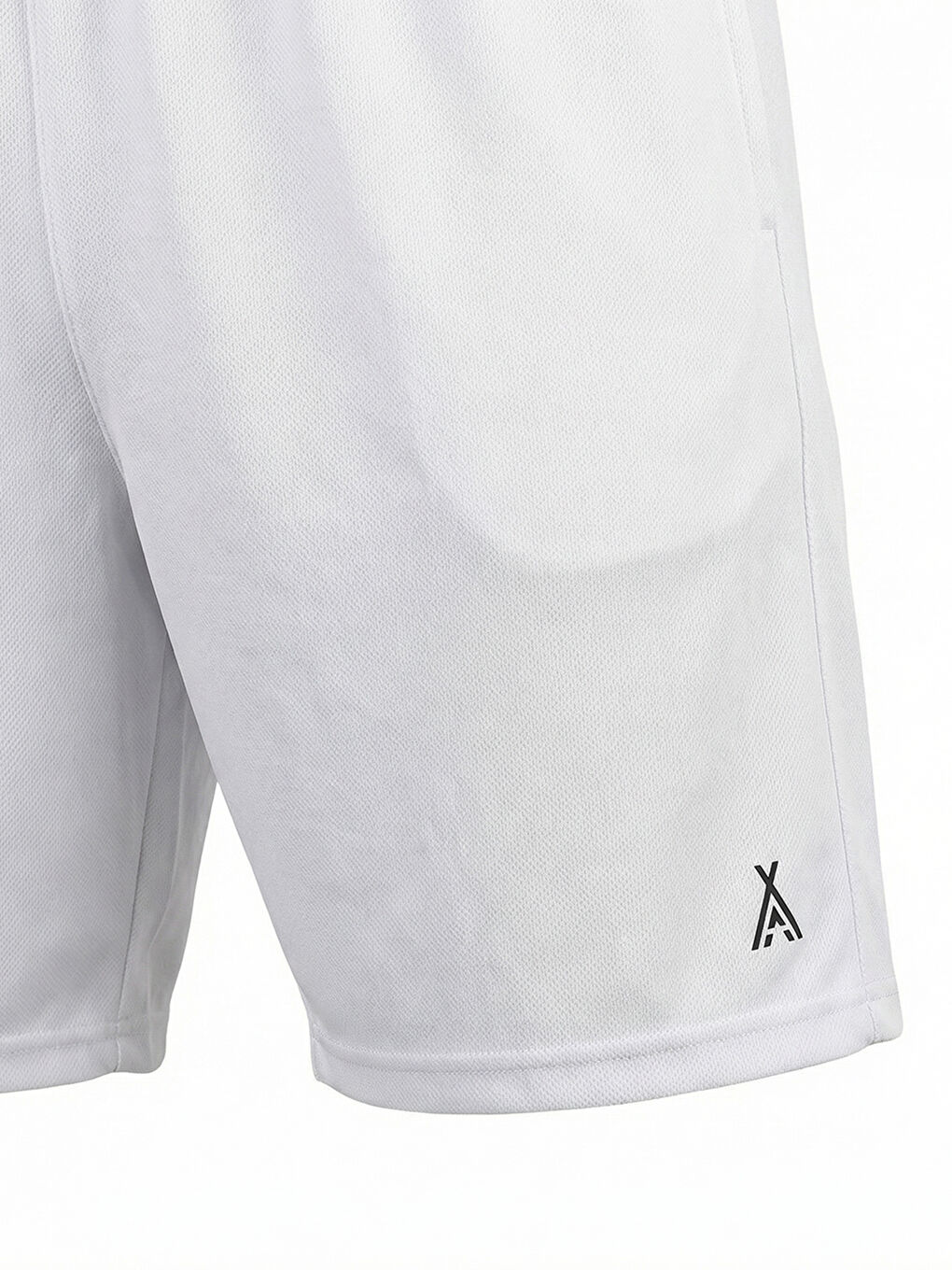 Beyaz ORENDAHILL Erkek Spor Şort Hızlı Kuruyan Esnek Regular Fit Trim Biyeli Activewear-3