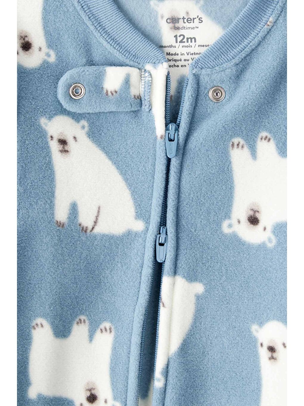 Erkek Bebek Yeşil Polar Tulum-1