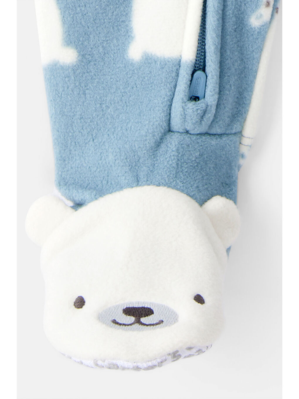 Erkek Bebek Yeşil Polar Tulum-3