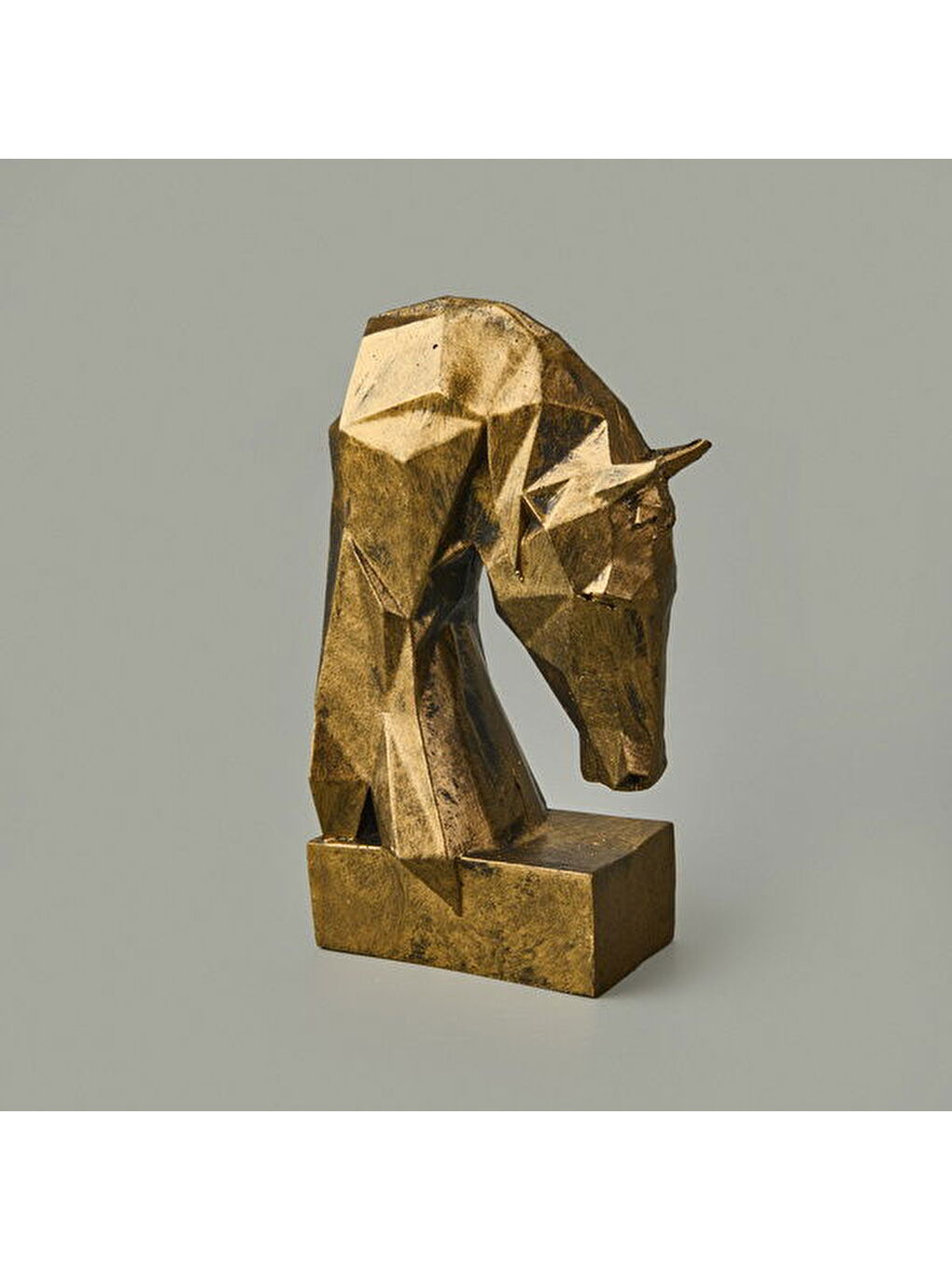 Sarı Deco Horse Dekor - Gold - 13 cm-4