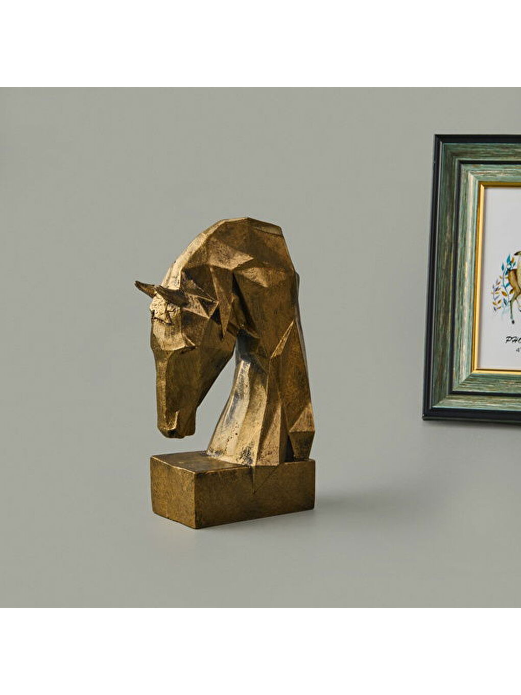 Sarı Deco Horse Dekor - Gold - 13 cm-3