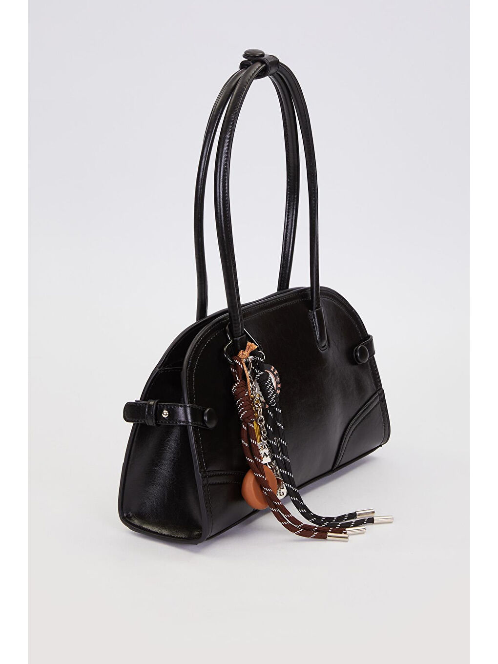 Charm Detay Askılı Premium Çanta 930300 Siyah-1