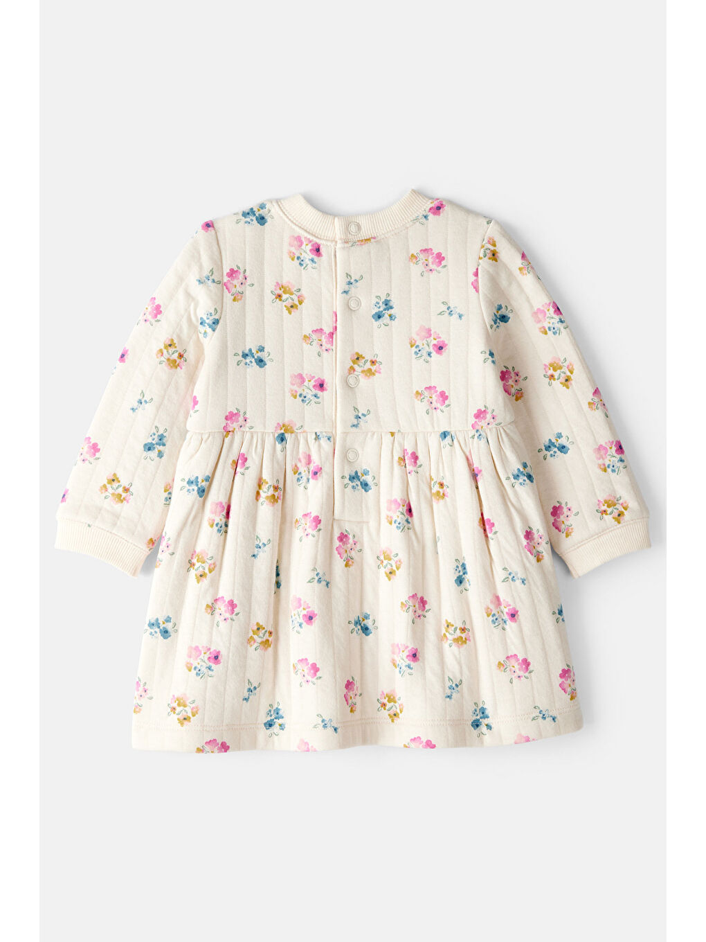 Kız Bebek Ekru Elbise-1