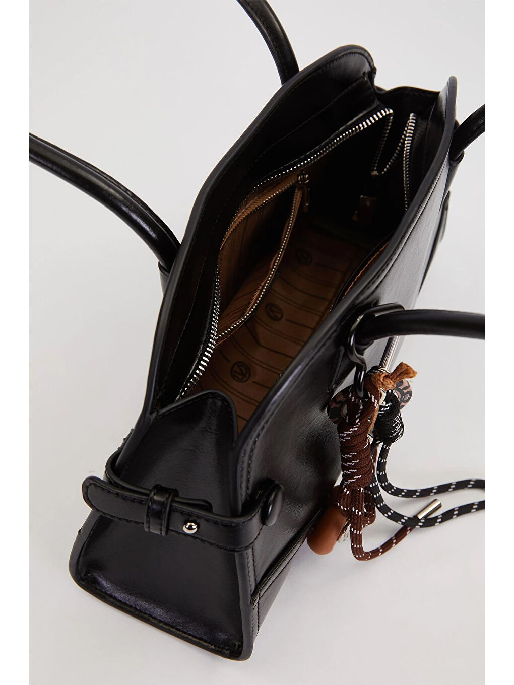 Charm Detay Askılı Premium Çanta 930300 Siyah-2