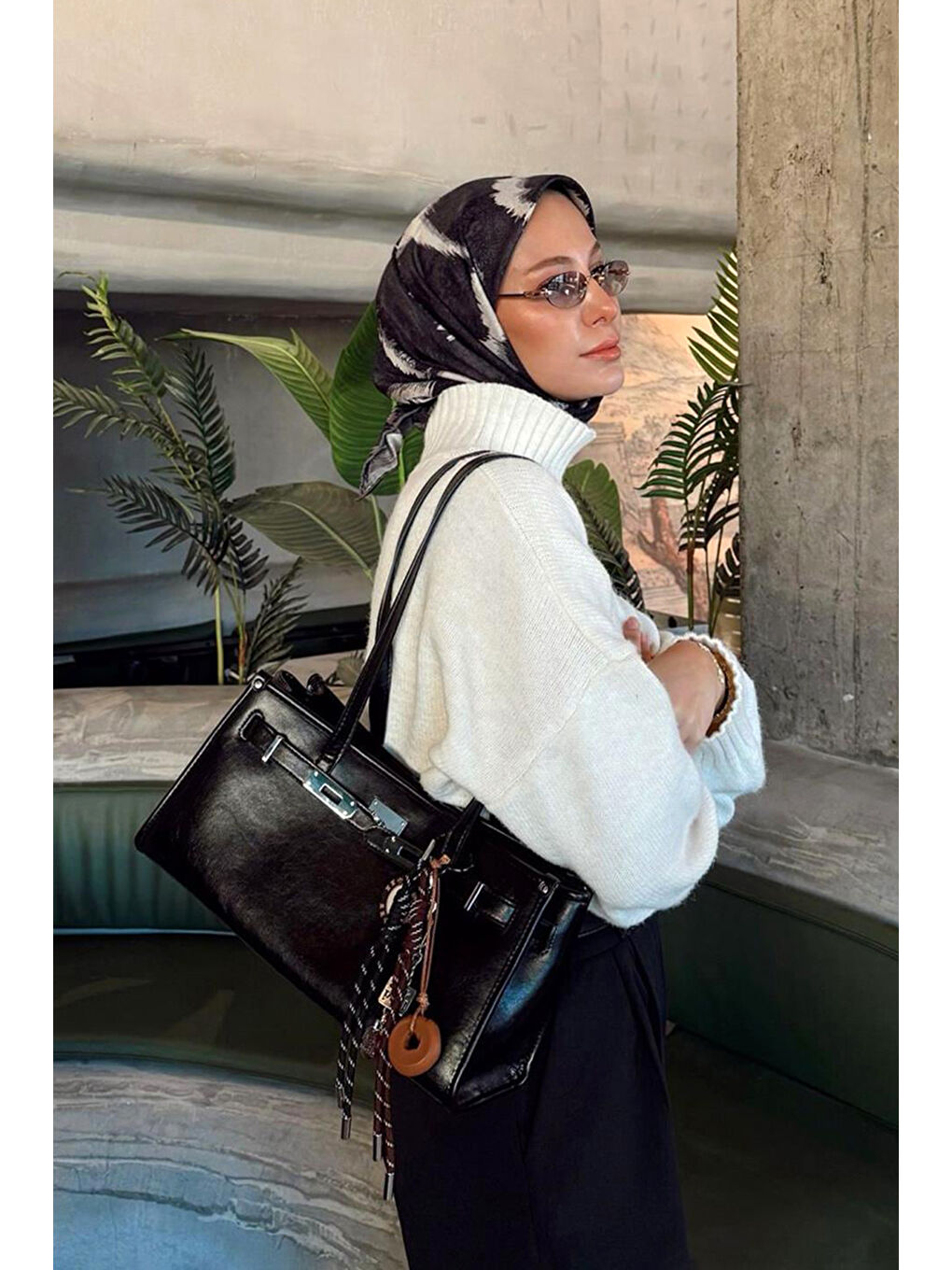 Levidor Askılı Premium Çanta 930466 Siyah-3