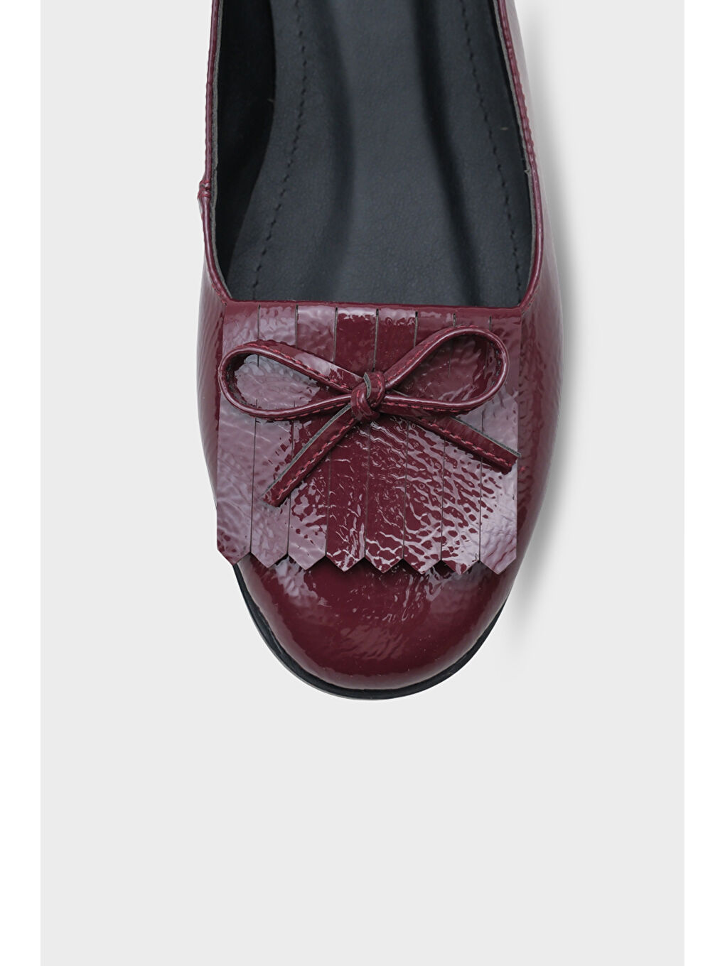 Bordo Luise Kadın Babet-2