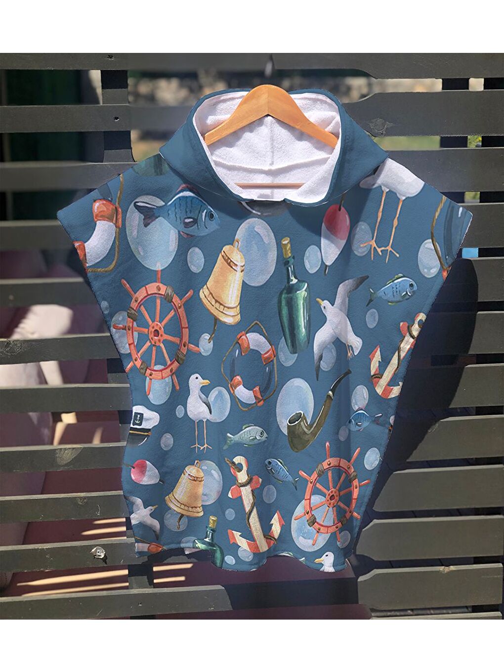 Karışık Denizci Desenli Panço Modeli