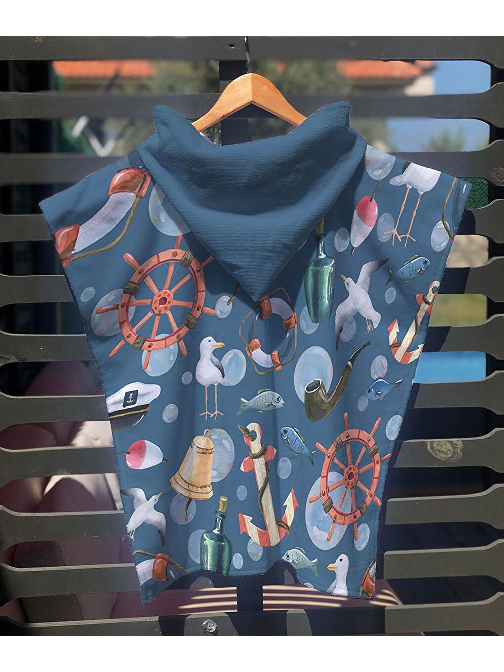 Karışık Denizci Desenli Panço Modeli-1