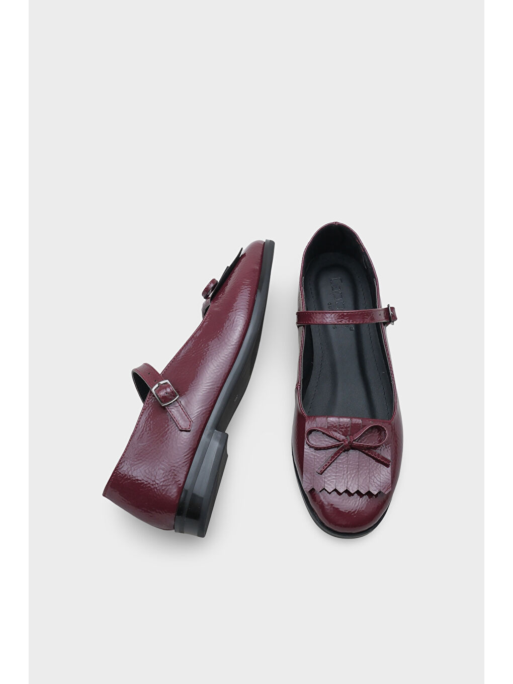 Bordo Luise Kadın Babet-4