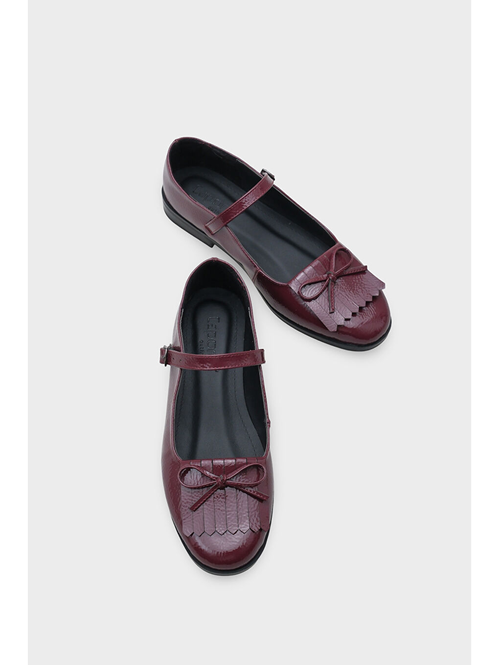 Bordo Luise Kadın Babet-5