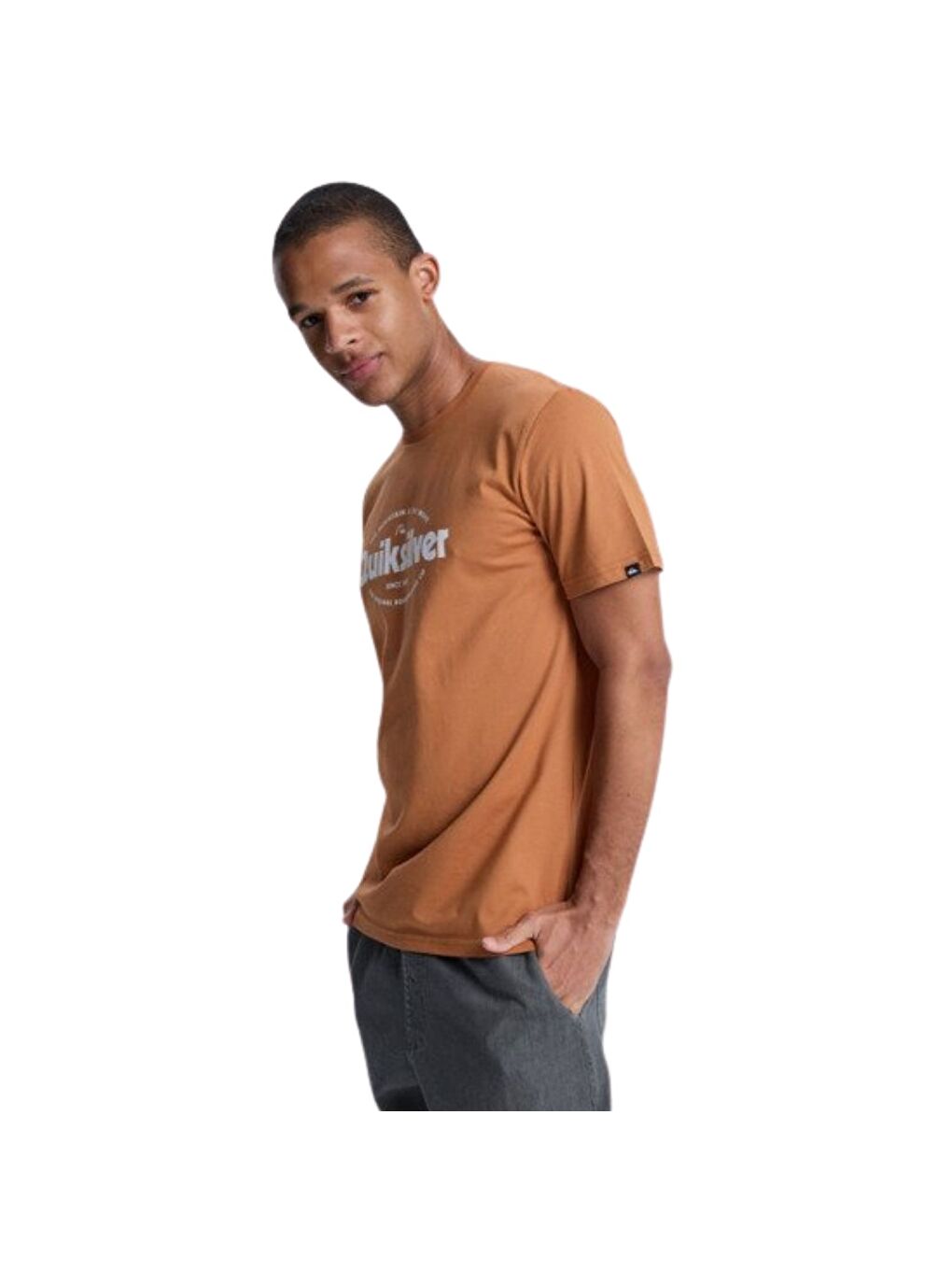 Kahverengi Ev Shape All Day Erkek Tişört-1