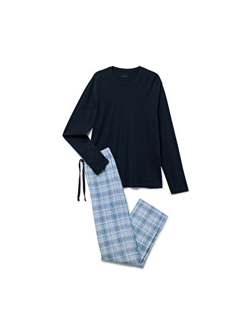 Lacivert Erkek Pijama, SJ, Laci./Kare-3