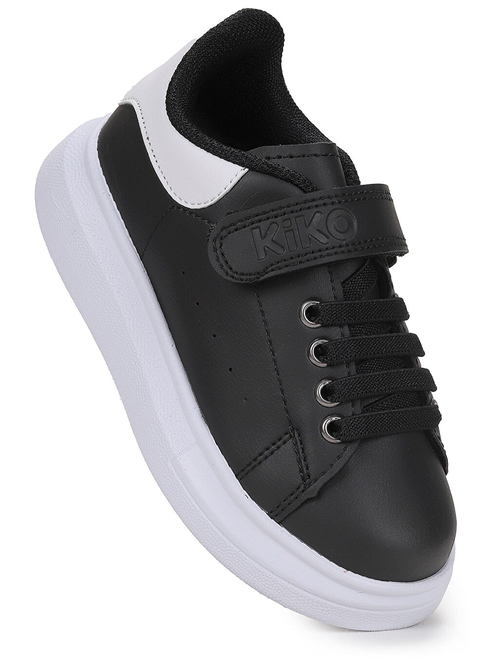 Siyah Tinsa Günlük Cırtlı Kız Çocuk Spor Ayakkabı