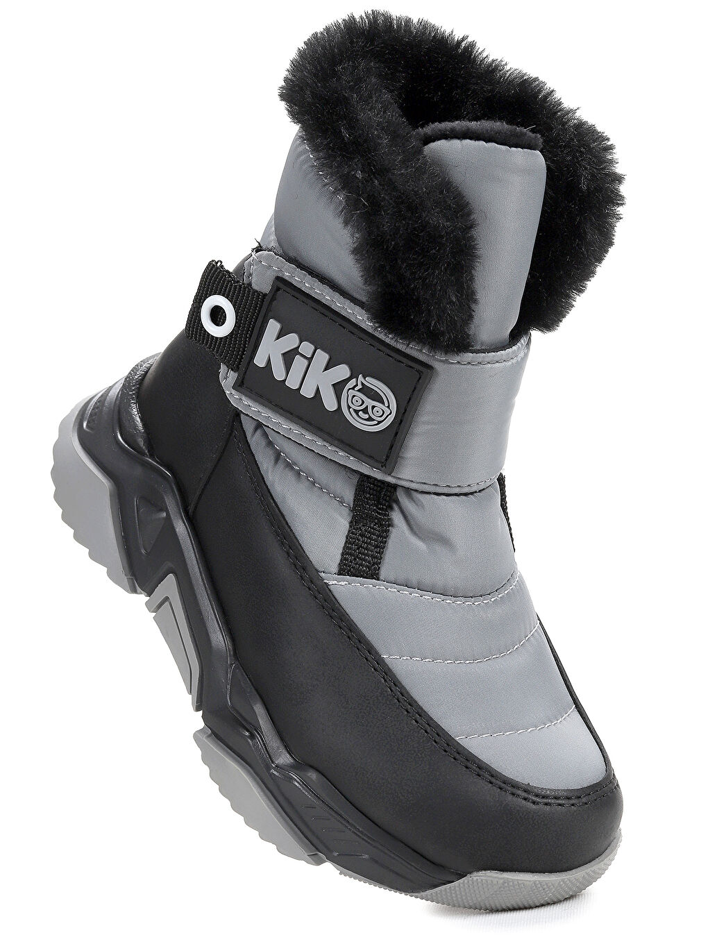 Gri Magic Cırtlı Kız Çocuk Kar Botu