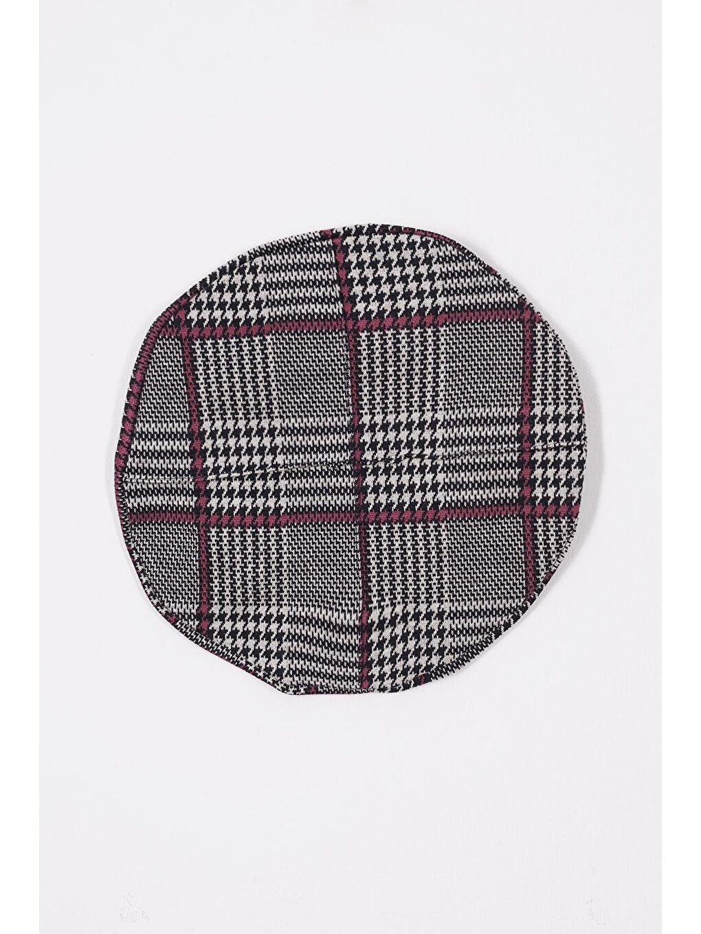 Balıkçı Yaka Badili Şapka Aksesuarlı Mürdüm Renk Kız Çocuk Üçlü Takım Elbise-7